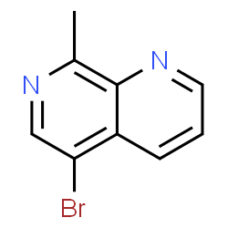 5-Bromo-8-methyl-1,7-naphthyridine结构式