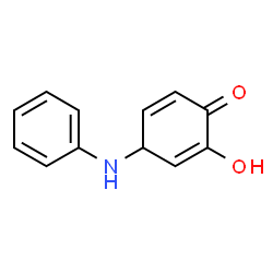 2,5-Cyclohexadien-1-one, 2-hydroxy-4-(phenylamino)- (9CI) structure