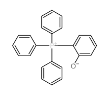 (2-hydroxyphenyl)-triphenyl-phosphanium结构式