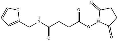 Butanoic acid, 4-[(2-furanylmethyl)amino]-4-oxo-, 2,5-dioxo-1-pyrrolidinyl ester图片