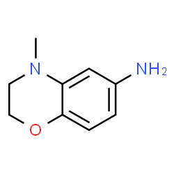 4-Methyl-3,4-dihydro-2H-1,4-benzoxazin-6-amine structure