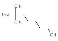 1-Butanol,4-[(1,1-dimethylethyl)thio]-结构式