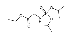 N-diisopropoxyphosphoryl-glycine ethyl ester结构式