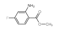 Methyl 2-Amino-4-fluorobenzoate Structure