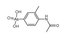 [4-(Acetylamino)-3-methylphenyl]arsonic acid结构式