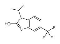 1-Isopropyl-5-(trifluoromethyl)-1,3-dihydro-2H-benzimidazol-2-one Structure