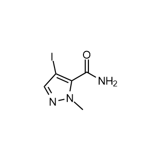 4-Iodo-2-methylpyrazole-3-carboxamide Structure