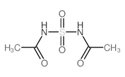 N-(acetylsulfamoyl)acetamide结构式