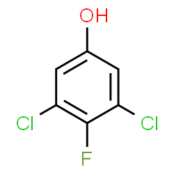 3,5-二氯-4-氟苯酚结构式