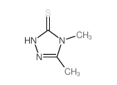 3,4-二甲基-1H-1,2,4-三唑-5(4H)-硫酮图片