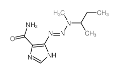 (5E)-5-[(butan-2-yl-methyl-amino)hydrazinylidene]imidazole-4-carboxamide结构式