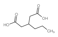 3-丙基戊二酸结构式