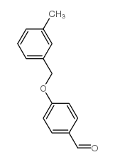 4-[(3-甲基苄基)氧基]苯甲醛结构式