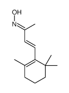 N-[4-(2,6,6-trimethylcyclohexen-1-yl)but-3-en-2-ylidene]hydroxylamine Structure