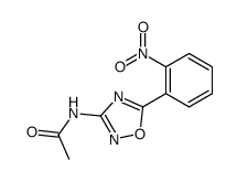 N-(5-(2-nitrophenyl)-1,2,4-oxadiazol-3-yl)acetamide Structure