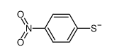 4-nitrophenylthiolate Structure