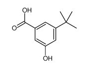 3-tert-butyl-5-hydroxybenzoic acid结构式