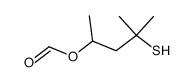 4-mercapto-4-methylpent-2-yl formate Structure