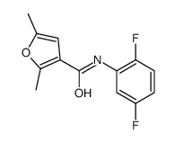 3-Furancarboxamide,N-(2,5-difluorophenyl)-2,5-dimethyl-(9CI) Structure