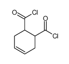 4-Cyclohexene-1,2-dicarbonyl dichloride (9CI) structure