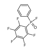 Pentafluorophenyl(phenyl)fluorophosphine oxide Structure