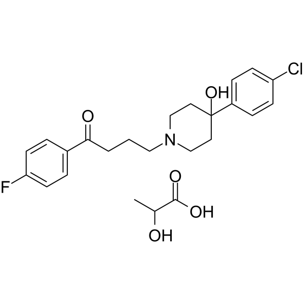 Haloperidol lactate Structure