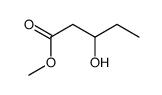 3-Hydroxyvaleric acid methyl ester Structure