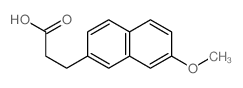 3-(7-methoxynaphthalen-2-yl)propanoic acid structure