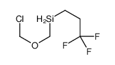 chloromethoxymethyl(3,3,3-trifluoropropyl)silane Structure