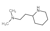 N,N-dimethyl-2-(2-piperidyl)ethanamine Structure