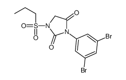 3-(3,5-dibromophenyl)-1-propylsulfonylimidazolidine-2,4-dione Structure