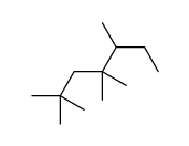 2,2,4,4,5-pentamethylheptane Structure