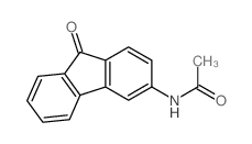 N-(9-oxofluoren-3-yl)acetamide结构式