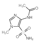 N-(1-methyl-5-sulfamoyl-imidazol-4-yl)acetamide Structure