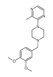 2-[4-[(3,4-Dimethoxyphenyl)methyl]piperazin-1-yl]-3-methylpyrazine picture