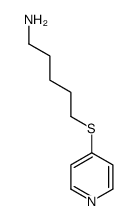 1-Pentanamine,5-(4-pyridinylthio)-(9CI) Structure