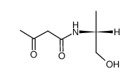 N-((R)-2-Hydroxy-1-methyl-ethyl)-3-oxo-butyramide结构式