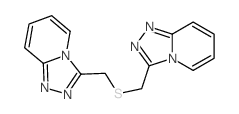 1,2,4-Triazolo[4,3-a]pyridine,3,3'-[thiobis(methylene)]bis- (9CI) structure