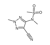 N-(5-cyano-2-methyl-2H-[1,2,3]triazol-4-yl)-N-methyl-methanesulfonamide Structure