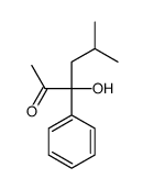 3-hydroxy-5-methyl-3-phenylhexan-2-one Structure