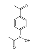 N-(4-acetylphenyl)-N-hydroxyacetamide Structure