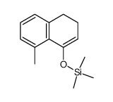 trimethyl((8-methyl-3,4-dihydronaphthalen-1-yl)oxy)silane Structure