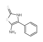 2(3H)-Thiazolethione,5-amino-4-phenyl- Structure