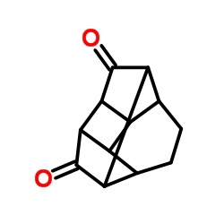 1,3,6-Ethanylylidenecyclobut[cd]indene-2,8(1H)-dione,octahydro- Structure