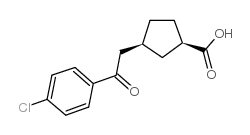 cis-3-[2-(4-chlorophenyl)-2-oxoethyl]cyclopentane-1-carboxylic acid picture