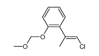 (E)-1-(2-chloro-1-methylvinyl)-2-(methoxymethoxy)benzene结构式