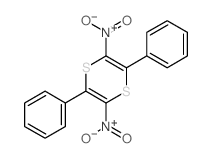 2,5-dinitro-3,6-diphenyl-1,4-dithiine Structure