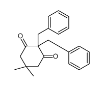 2,2-dibenzyl-5,5-dimethylcyclohexane-1,3-dione Structure