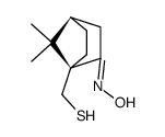 Bicyclo[2.2.1]heptan-2-one, 1-(mercaptomethyl)-7,7-dimethyl-, oxime, (1S,4R)- (9CI) structure