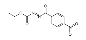 ethyl p-nitrobenzoylazocarboxylate结构式